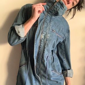 H&M denim oversized jacket